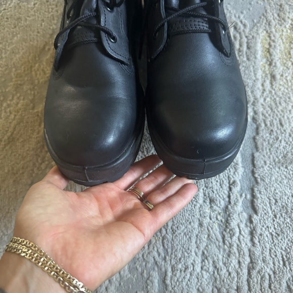 Belleville F360ST Steel Toe Combat black leather Boots vibrant sole lace up 9 - Picture 6 of 11
